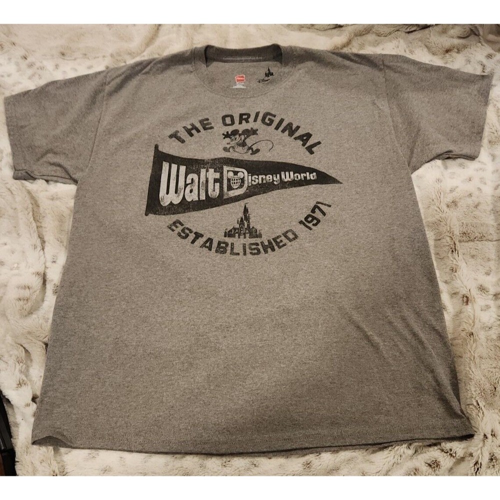 Mickey Mouse The Original Walt Disney World Established 1971 T Shirt Mens Size L